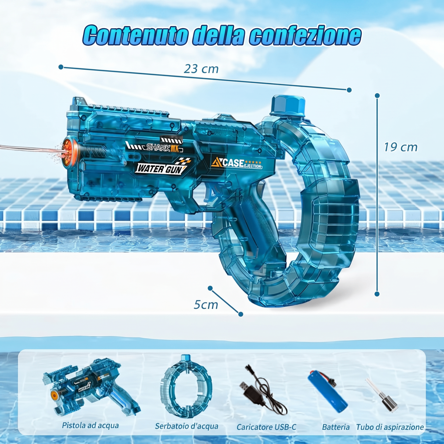 Contenuto della confezione AquaBlasty